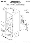 Diagram for 01 - Cabinet Parts