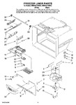 Diagram for 02 - Freezer Liner Parts