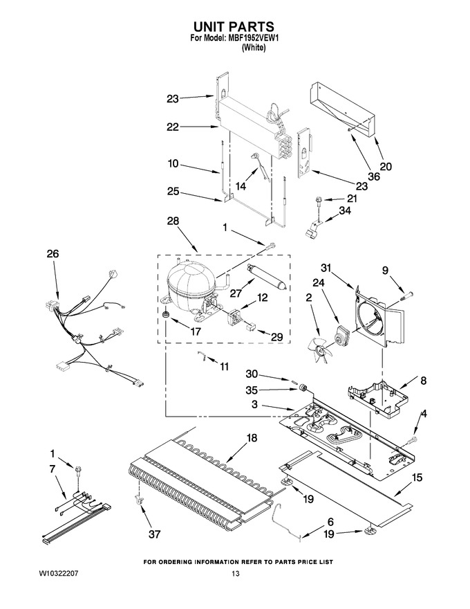 Diagram for MBF1952VEW1
