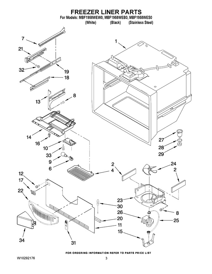 Diagram for MBF1958WES0