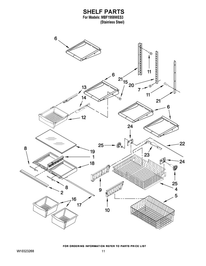 Diagram for MBF1958WES3