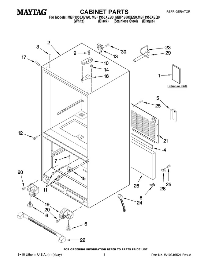 Diagram for MBF1958XES0