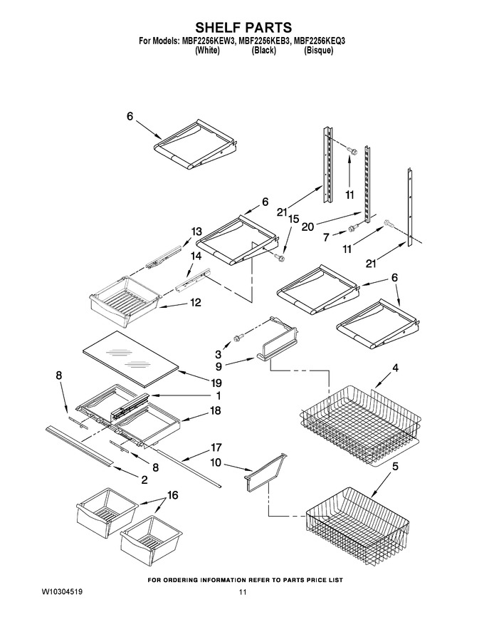 Diagram for MBF2256KEW3