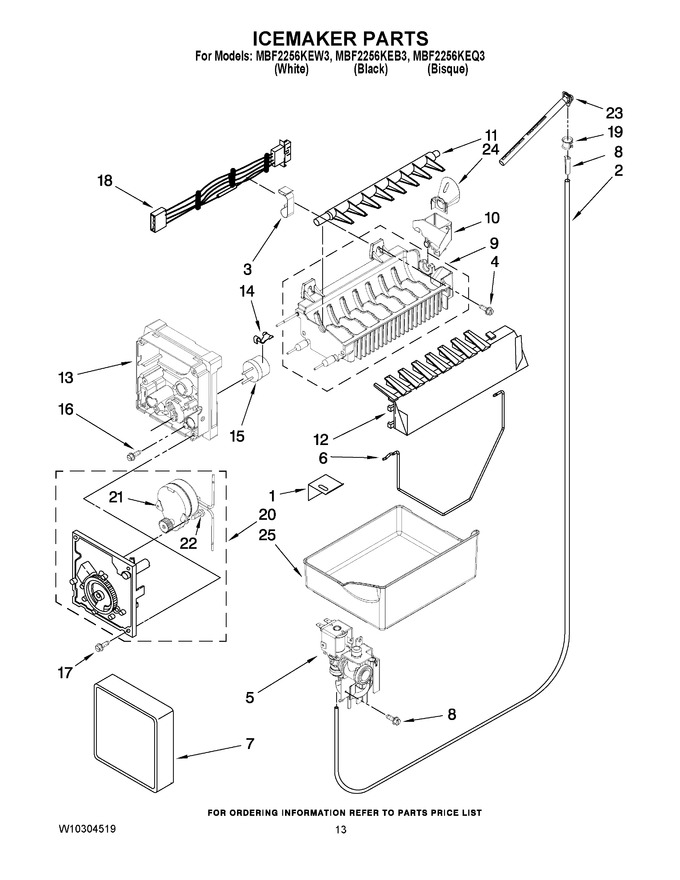 Diagram for MBF2256KEW3