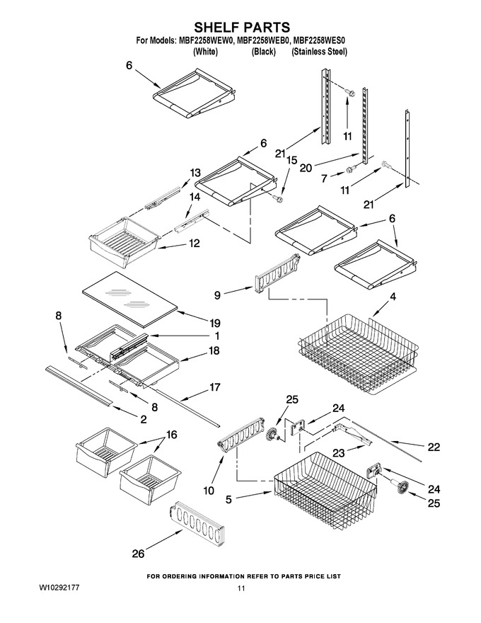 Diagram for MBF2258WES0