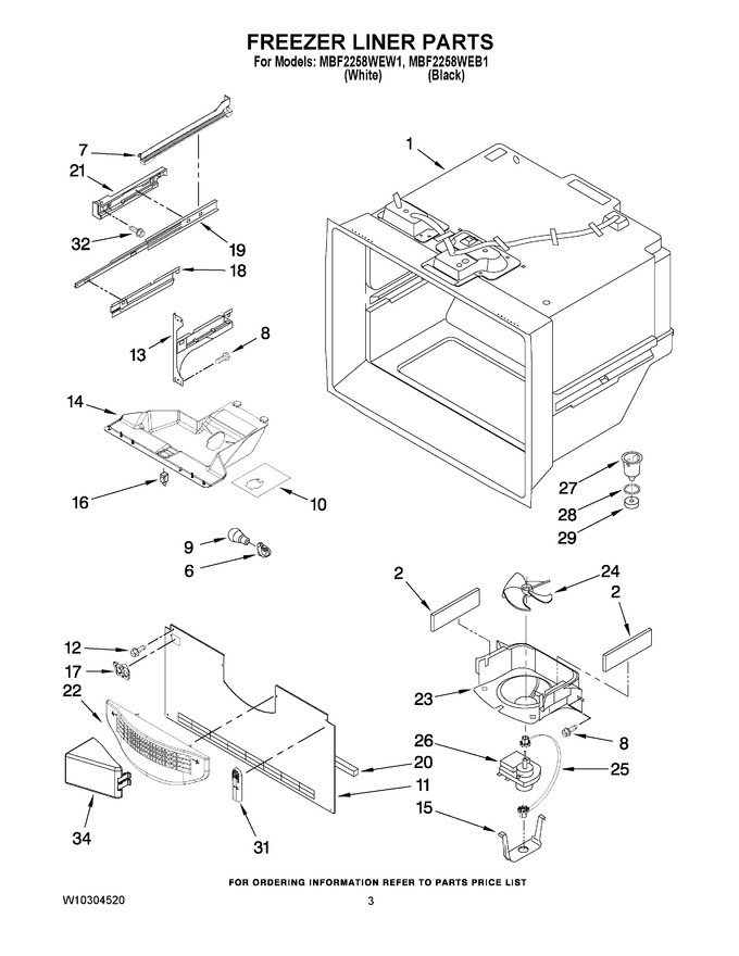 Diagram for MBF2258WEB1