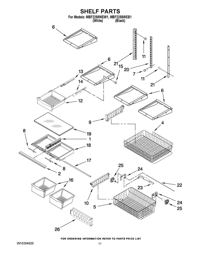 Diagram for MBF2258WEW1