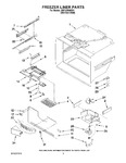 Diagram for 02 - Freezer Liner Parts