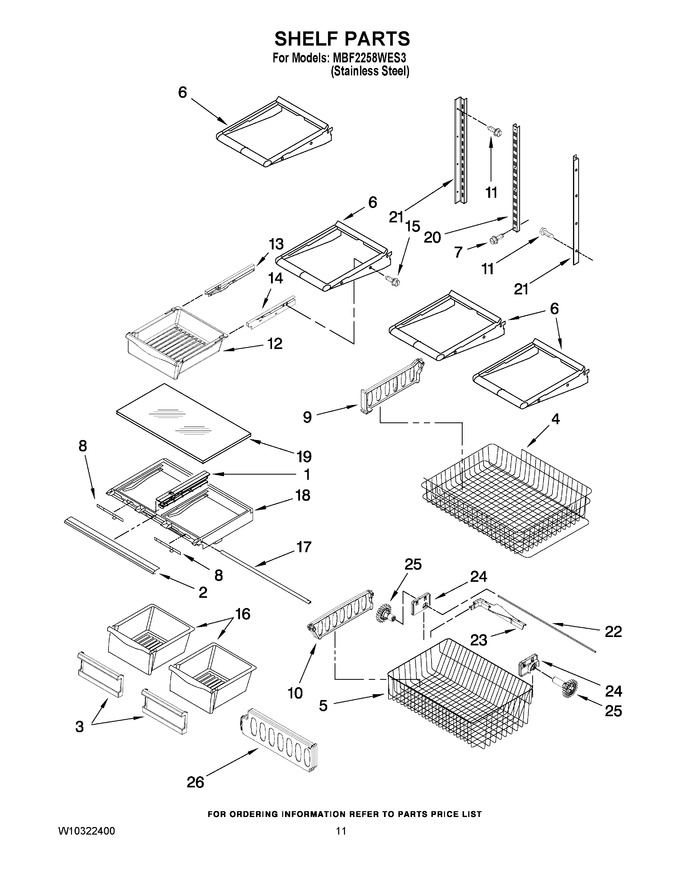 Diagram for MBF2258WES3