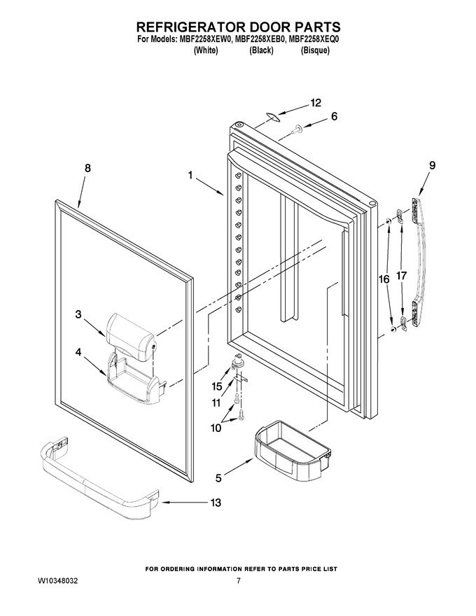 Diagram for MBF2258XEW0