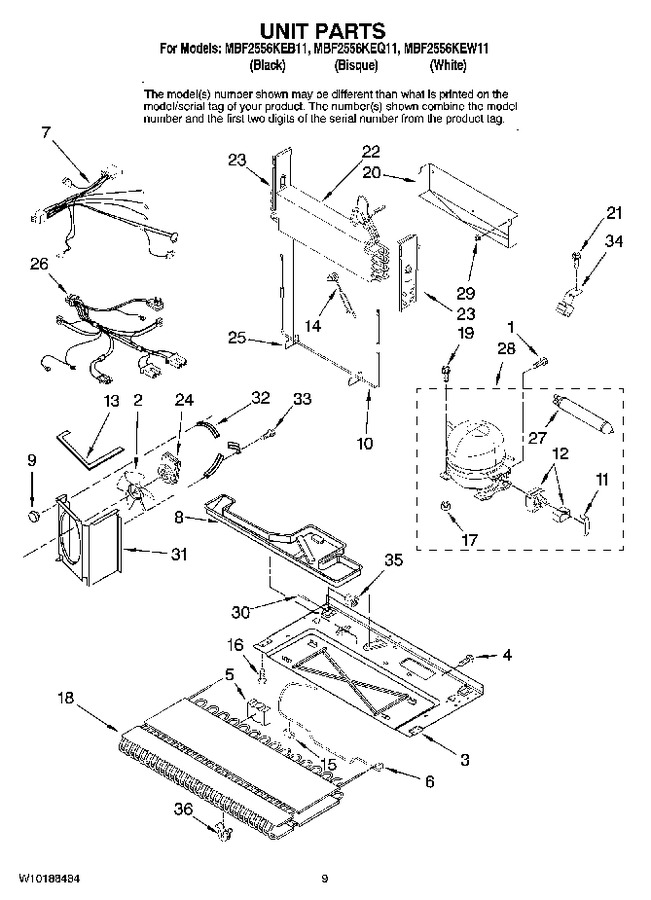 Diagram for MBF2556KEW11