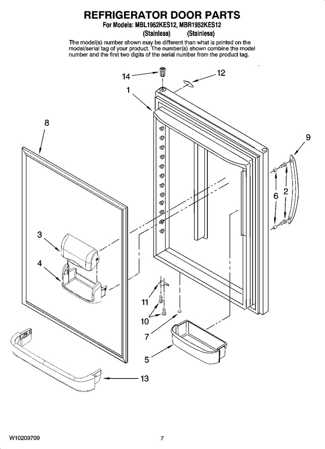 Diagram for MBR1952KES12