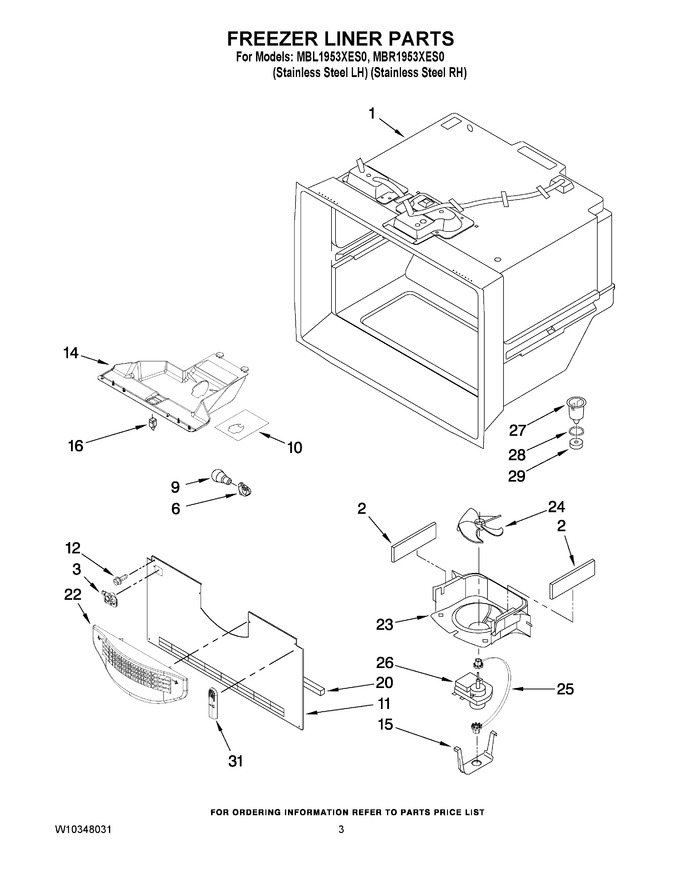 Diagram for MBR1953XES0