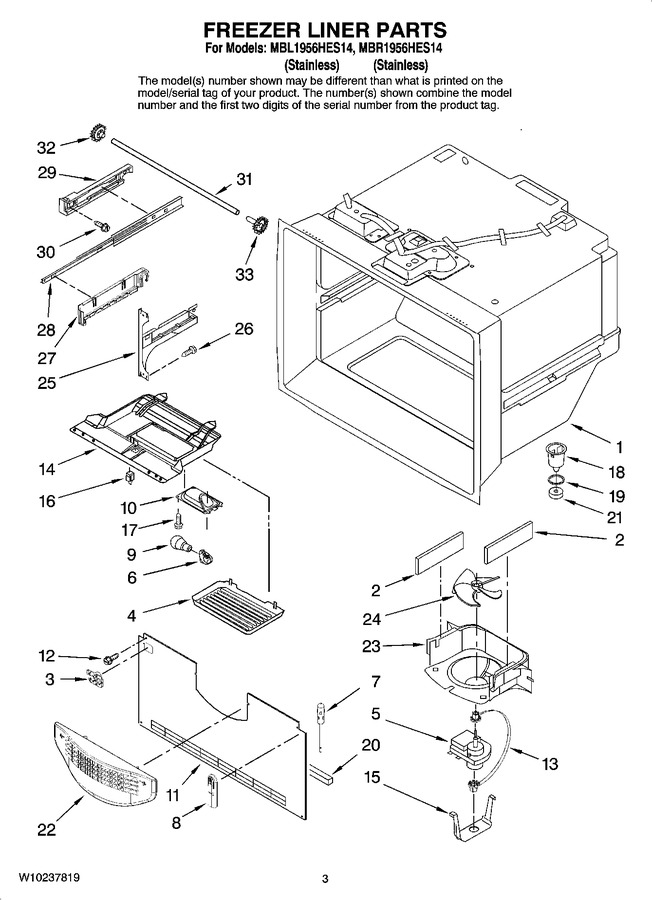 Diagram for MBR1956HES14