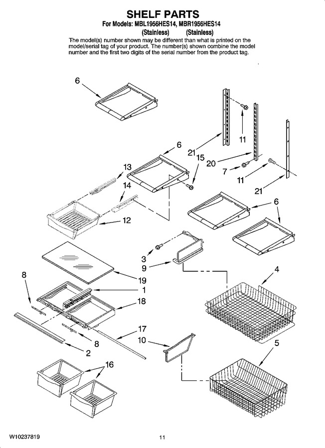 Diagram for MBR1956HES14