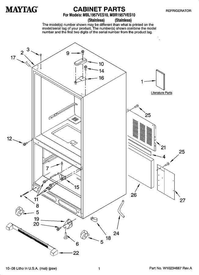 Diagram for MBL1957VES10