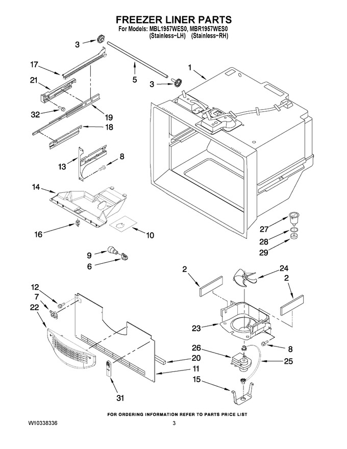 Diagram for MBR1957WES0