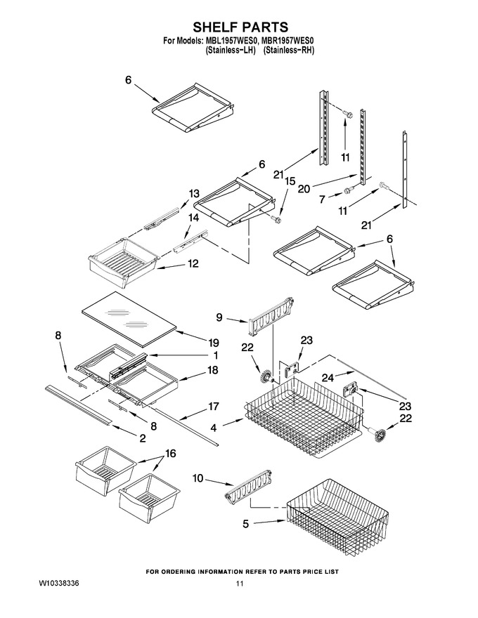 Diagram for MBL1957WES0
