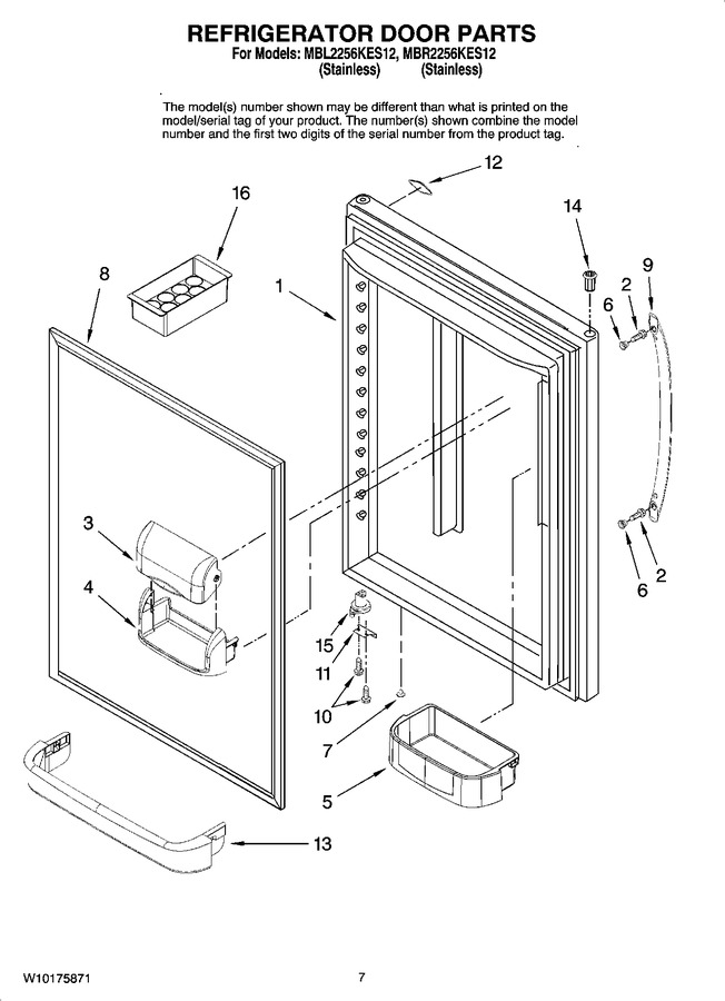 Diagram for MBR2256KES12