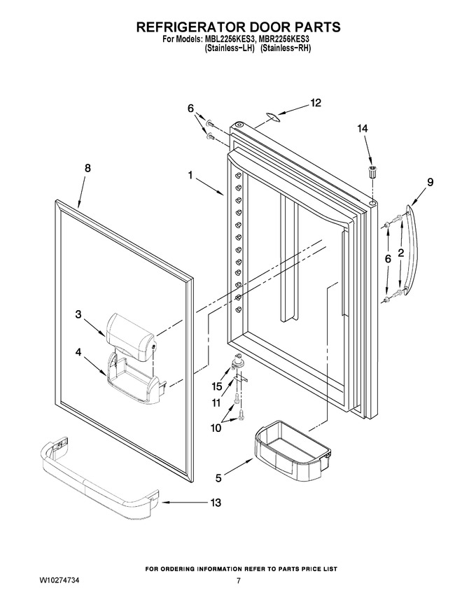 Diagram for MBR2256KES3