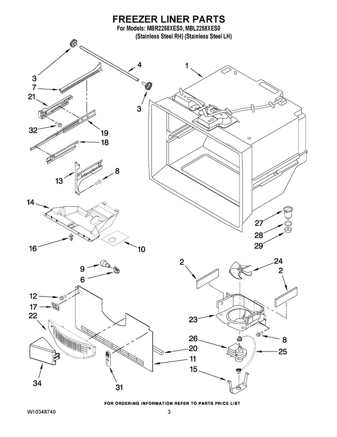 Diagram for MBR2258XES0