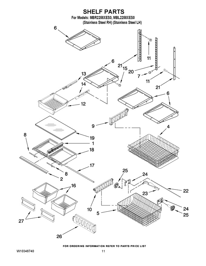 Diagram for MBR2258XES0