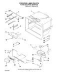 Diagram for 02 - Freezer Liner Parts