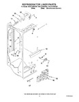 Diagram for 02 - Refrigerator Liner Parts