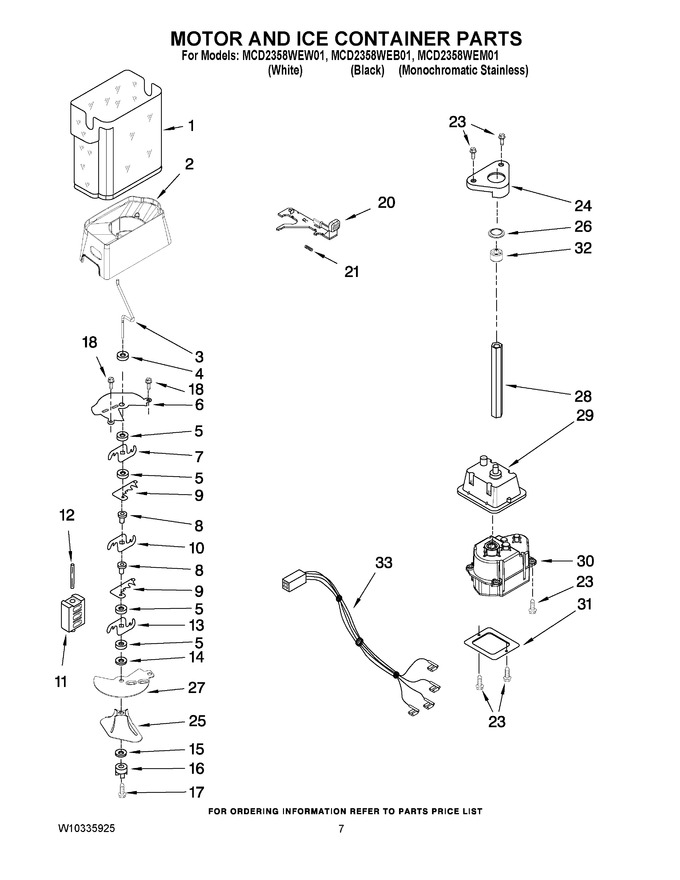 Diagram for MCD2358WEM01