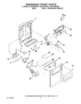 Diagram for 08 - Dispenser Front Parts