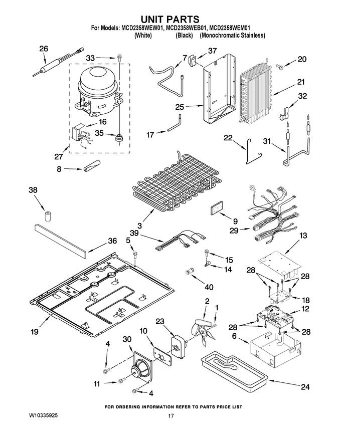 Diagram for MCD2358WEW01