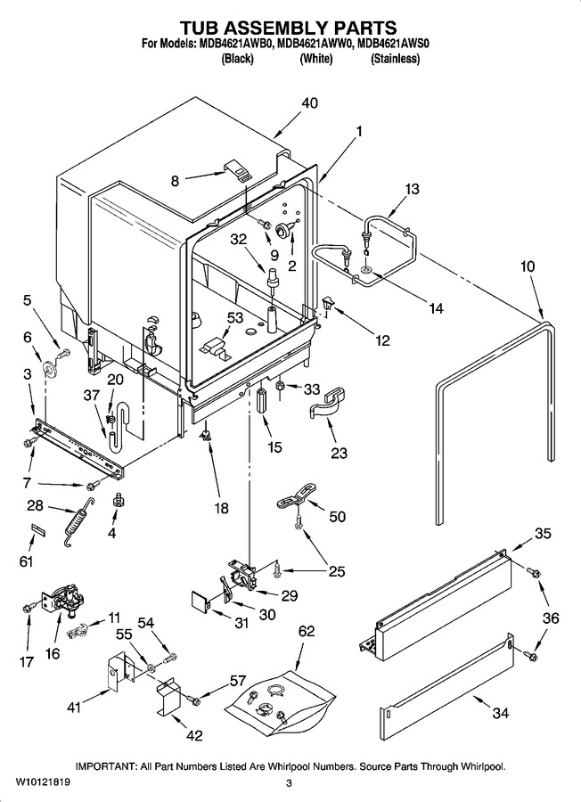 Diagram for MDB4621AWW0
