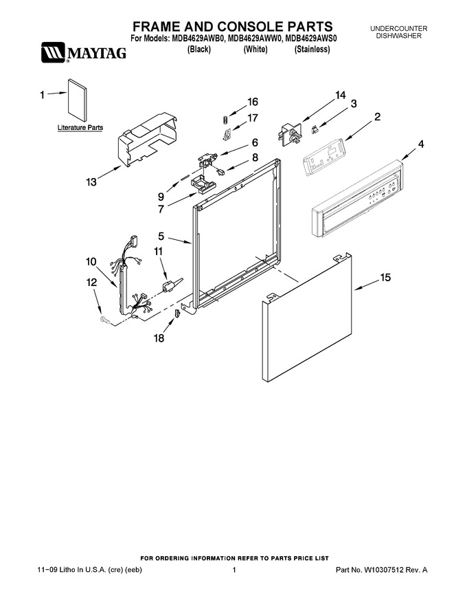Diagram for MDB4629AWB0