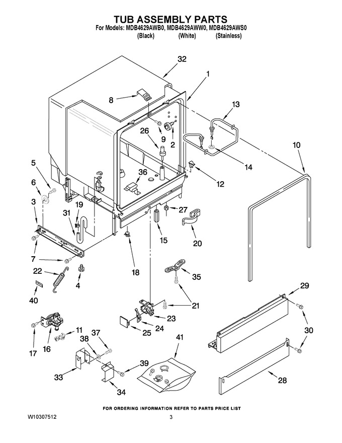 Diagram for MDB4629AWB0
