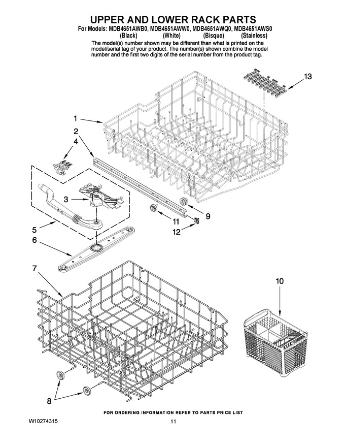 Diagram for MDB4651AWQ0