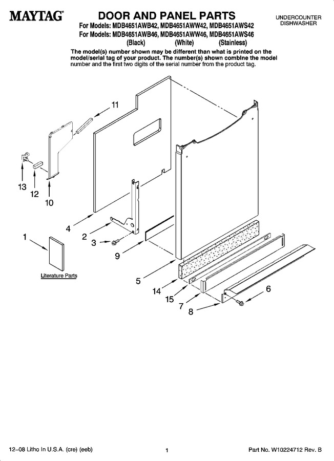 Diagram for MDB4651AWB42
