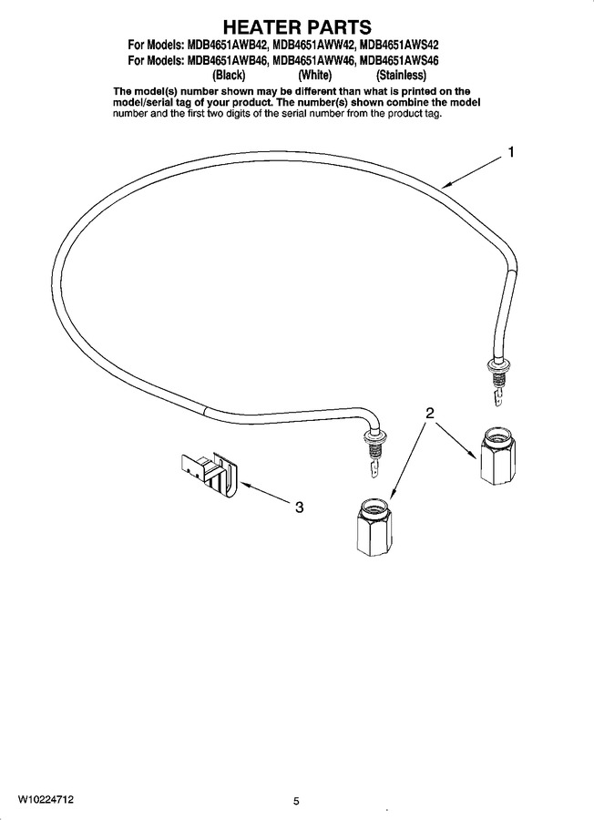 Diagram for MDB4651AWW42