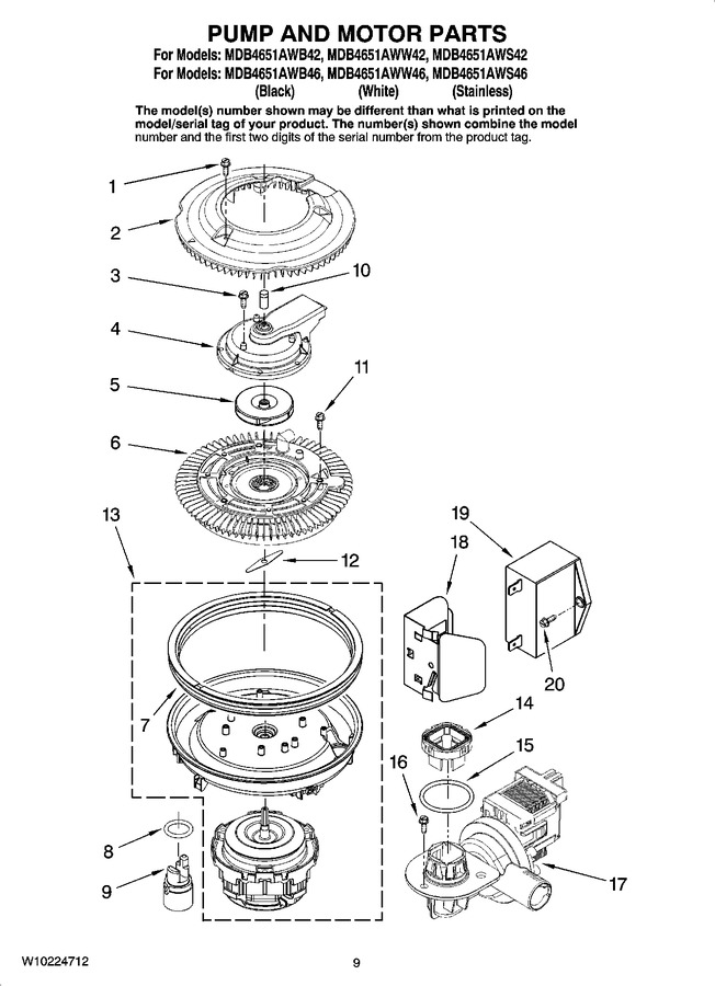 Diagram for MDB4651AWW42
