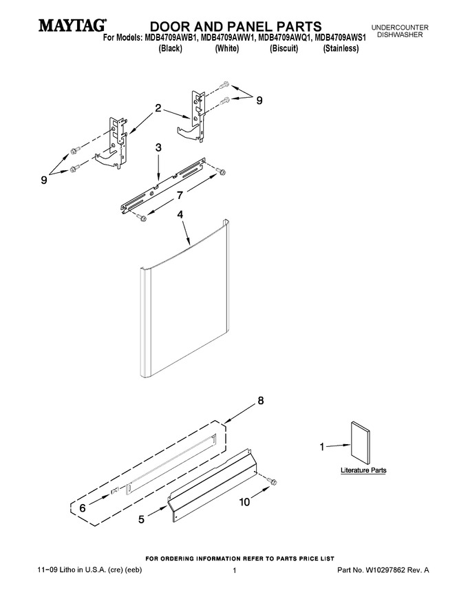 Diagram for MDB4709AWB1