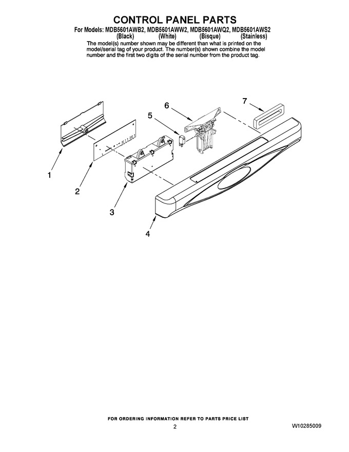 Diagram for MDB5601AWW2