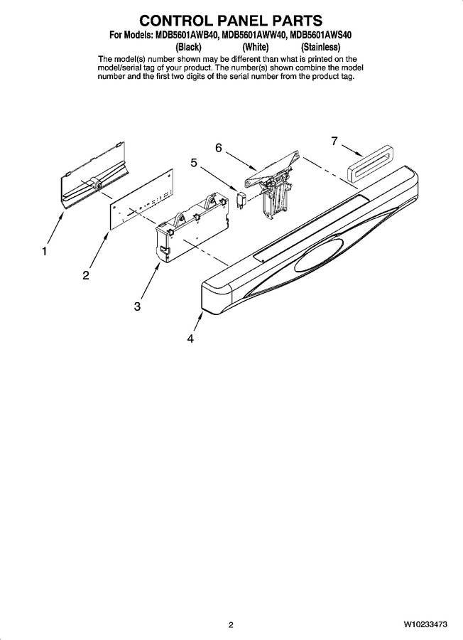 Diagram for MDB5601AWB40
