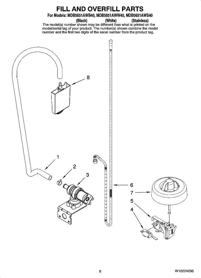 Diagram for MDB5651AWW40