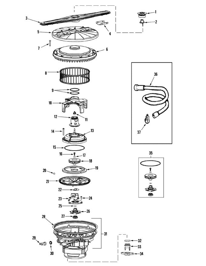 Diagram for MDB6650AWB