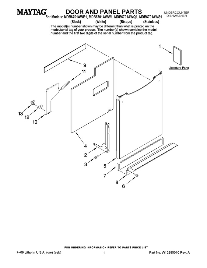 Diagram for MDB6701AWW1