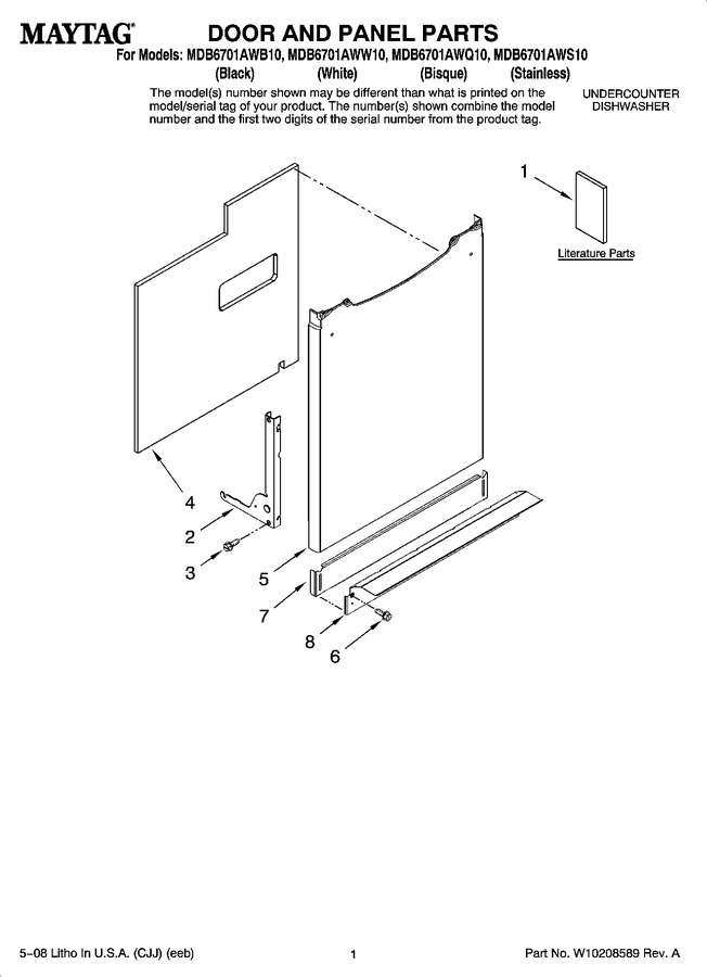 Diagram for MDB6701AWW10