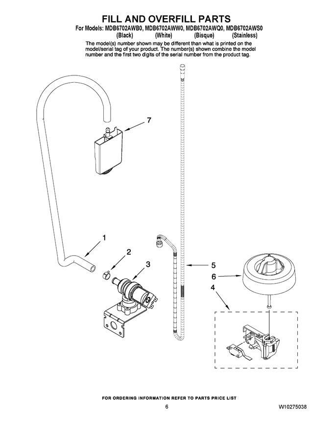 Diagram for MDB6702AWW0