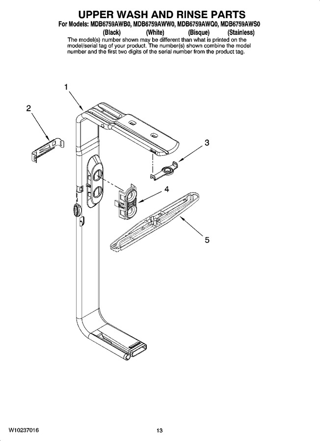 Diagram for MDB6759AWW0