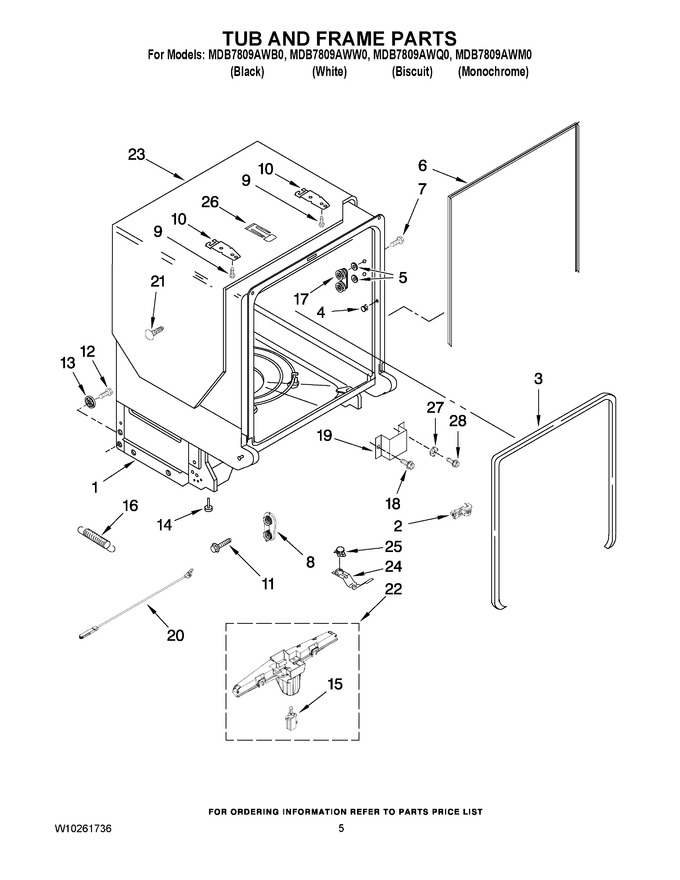 Diagram for MDB7809AWW0