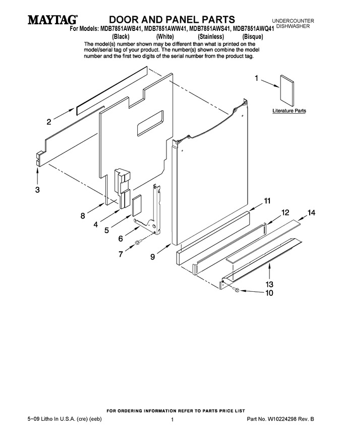 Diagram for MDB7851AWS41