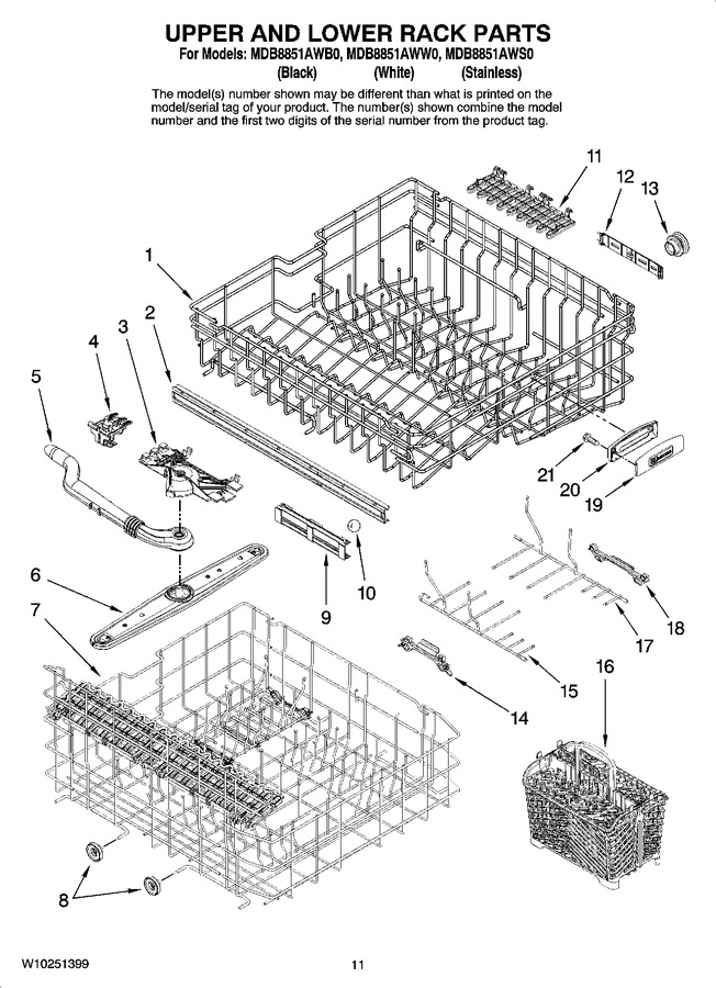 Diagram for MDB8851AWW0